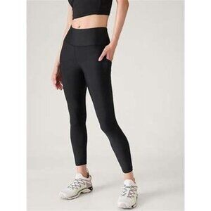 Athleta Black Interval Stash High Rise 7/8 Leggings XL